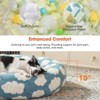 JOEJOY Dog Beds Large Sized Dog - Washable Furry Pet Beds, Round Orthopedic Corduroy Fleece Puppy Beds with Removable Zipper Cover - 2 of 4