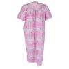 Elegant Emily Women's Woven Seeksucker Patterned Duster Gown - 3 of 3