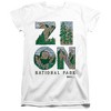 Zion National Park Classic Women's T-Shirt White - 4 of 4