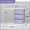 Sorbus 6 Drawers Dresser- Storage Unit with Steel Frame, Wood Top, Fabric Bins - for Bedroom, Closet, Office and more - 2 of 4