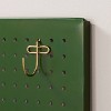 Metal Pegboard Wall Organizer Set Green/Gold - Hearth & Hand™ with Magnolia - 4 of 4
