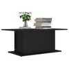 vidaXL Black Coffee Table 102x55,5x40 cm Particleboard - 3 of 4