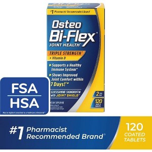 Osteo Bi-Flex Triple Strength + Vitamin D Tablet, 120 Ct - 1 of 4