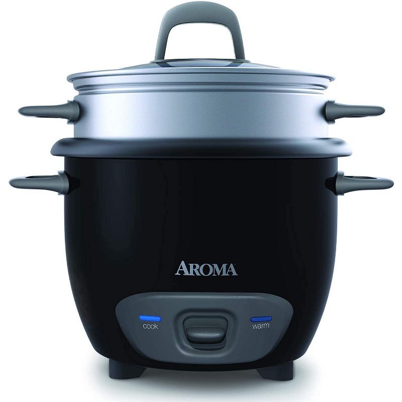 Aroma Housewares 48oz Pot Style Rice Cooker and Food Steam Refurbished, 1 of 5