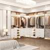 Aheaplus Set of 2 Closet Organizers, Walk-in Closet System with Hanging Rods and Drawers - 3 of 4