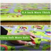 Kids Playmat Car Rug 5x7 Large Learning Nursery Rug Road & Traffic Playroom Carpet Car City Map Play Rug Non-Slip Soft for Kids Room Bedroom - 4 of 4