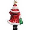 Old World Christmas Glass Blown Ornament For Christmas Tree for Christmas Tree, Mrs. Claus Goes Shopping - 2 of 4
