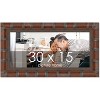 PosterPalooza | 30x15 Wide Bamboo Picture Frame, UV Acrylic, 4 Finishes - Brown, Black, Silver, and Natural - 2 of 4