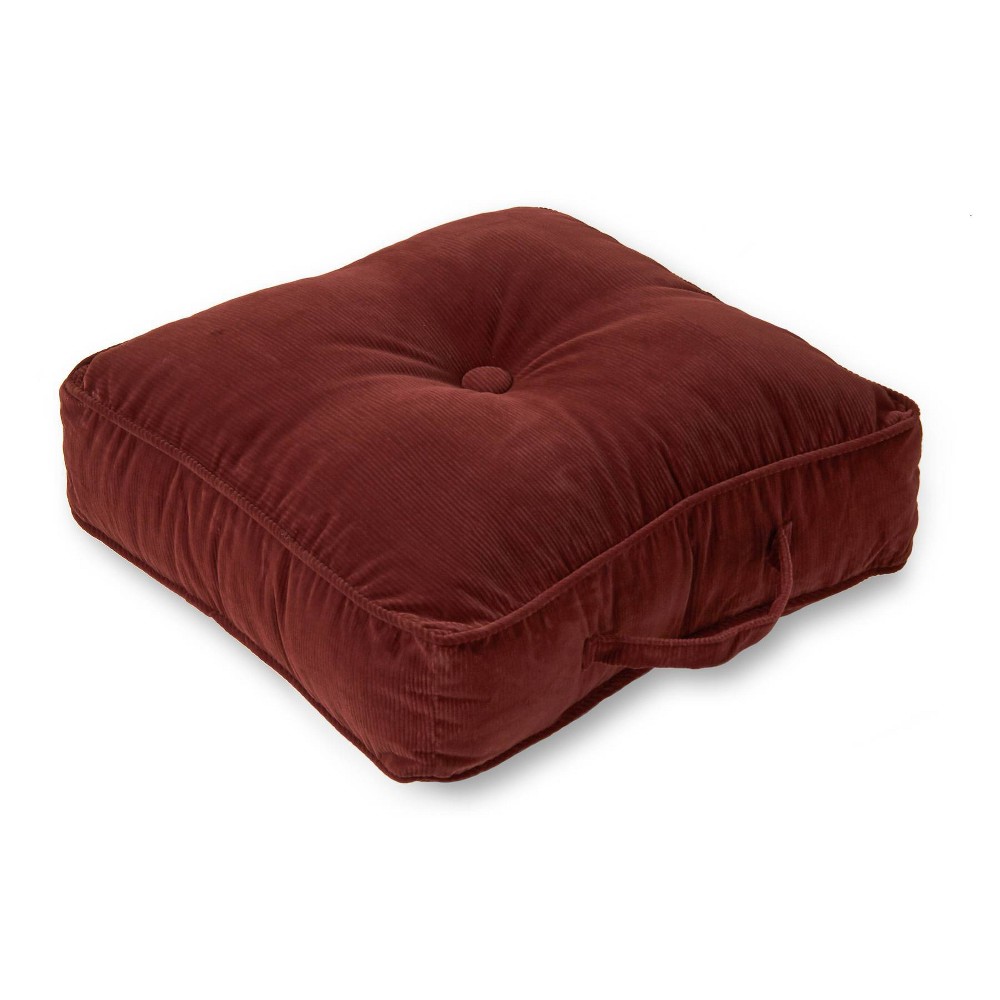 Photos - Pillow Kensington Garden Omaha Square Floor  Wine Red