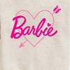 Boys' - Barbie - Barbie Arrow Heart Logo Graphic Long Sleeve Fleece Sweatshirt - 2 of 4