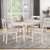 5-Piece Dining Set with Round Table and 4 Chairs - 4 of 4