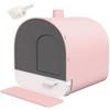 ORRD Enclosed Cat Litter Box with Lid & Scoop, Hooded Litter Box with Deodorizing Filter & Mat, Private Space for Cats, Easy Clean Litter Tray - 2 of 4