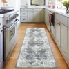 Washable Vintage Printed Rug Non Slip Low Pile Rug Soft Throw Floor Cover Foldable Indoor Carpet for Living Room Bedroom Playroom Nursery - 4 of 4
