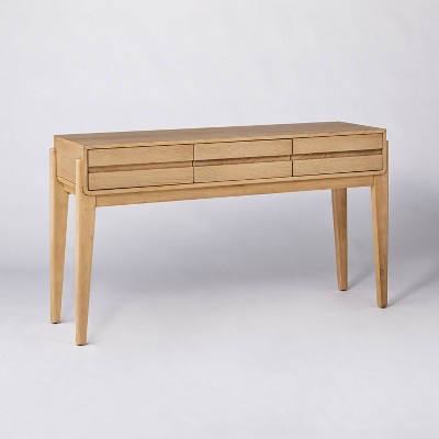 Herriman Wooden Console Table with Drawers Natural - Threshold™ designed with Studio McGee