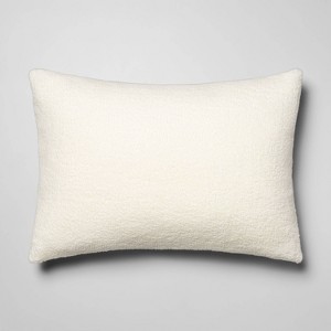 Standard Sherpa Pillow Cover Cream - Room Essentials , Ivory