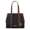 MKF Collection Amy Color Block Vegan Leather Women’s Tote Bag by Mia K - 2 of 4