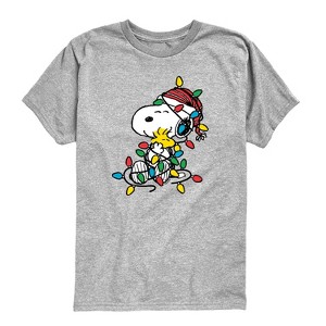 Boys' - Peanuts - Snoopy Woodstock Christmas Lights - 1 of 4