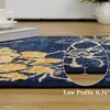 Thick Rug Boho Rug Modern Floral Rug for Living Room Rug Bedroom Kids Room - 4 of 4