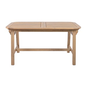 Christopher Knight Home Monture Outdoor Acacia Wood Expandable Dining Table with Slatted Top - 1 of 4