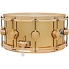 DW Collector's Series Polished Brass Snare with Gold Hardware 14 x 6.5 in. - 3 of 4