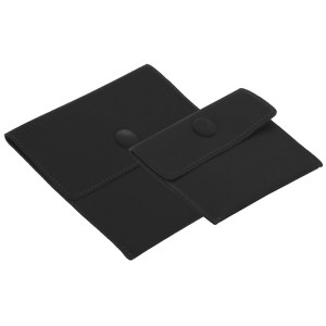 Unique Bargains Women's Soft Velvet Snap Button Portable Storage Jewelry Pouch 2 Pcs - 1 of 4