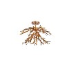 Elegant Lighting Priscilla 23 inch flush mount in gold leaf - 3 of 4