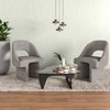 LeisureMod Modern Side Boucle Accent Chair - Quell Collection, Stylish and Cozy - 4 of 4