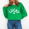 Simply Sage Market Women's Graphic Sweatshirt Lucky Arched Distressed - 2 of 4