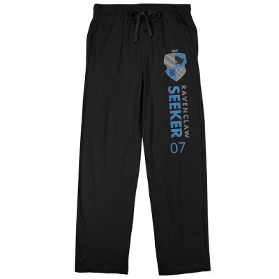 Harry Potter Ravenclaw Seeker Athletic Crest Men's Black Sweatpants
