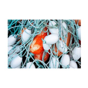 Trademark Fine Art - Richard Wong Newport Crab Pots Canvas Art - 1 of 4