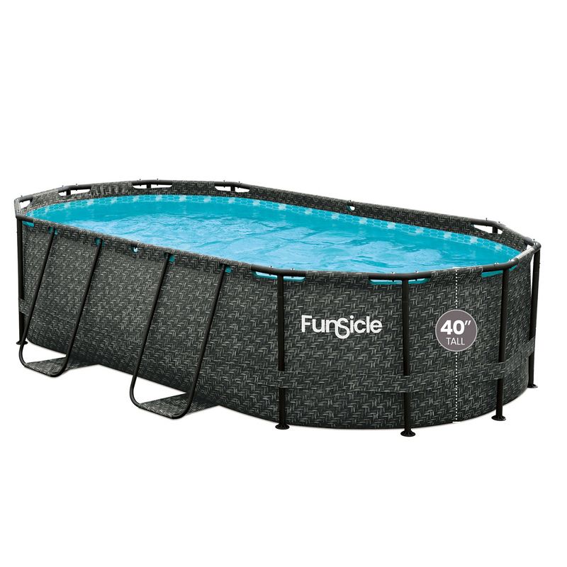 Funsicle Oasis Designer Oval Swimming Pool, 4 of 8