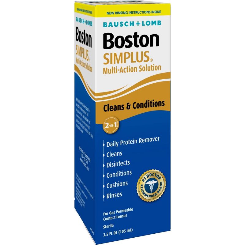 Bausch + Lomb Boston Simplus Multipurpose Contact Lens Solution - 3.5 fl oz, 6 of 14