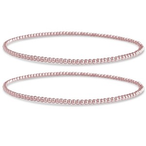 SHINE by Sterling Forever Beaded Stretch Bracelet Sets - 1 of 2