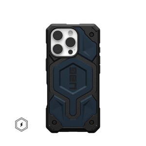 UAG iPhone 16 Pro Case Monarch Pro, Premium Carbon Fiber/Leather Inlay, Compatible with MagSafe - 1 of 4