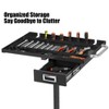 Heavy-Duty Mobile Workbench with Locking Drawer & Casters - Adjustable Height Tool Cart, 220LBS Load Capacity for Garage, Workshop & DIY - 3 of 4