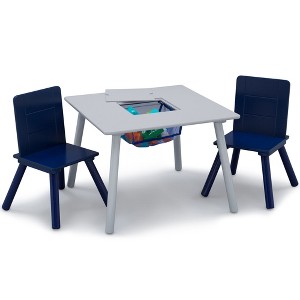 Delta Children Kids Table and 2 Chairs with Storage - 1 of 4