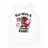 The Juniper Shop Red, White and Rawr Youth Tank Top - XS - White - 3 of 4