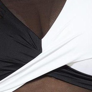 black white