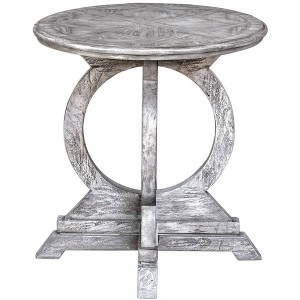 Uttermost Maiva White Side Table - 1 of 1