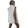 Women's Oversized Structured Blazer Vest - Klesis - 2 of 4