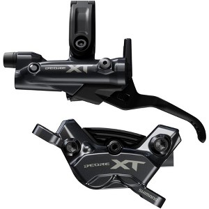 Shimano Deore XT BR-M8220 Disc Brake and BL-M8200 Lever - Left/Front, Post Mount, 4-Piston Caliper, SM-BH90-SBM Hose, - 1 of 4