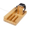Trexonic Bamboo Apple Watch and Iphone Charging Stand - 3 of 4