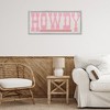Stupell Industries Howdy Pink Text, 13" x 30" - 2 of 4