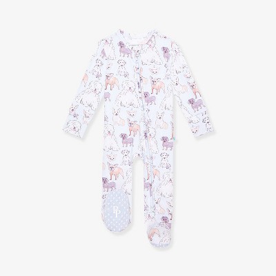 Infant Gatsby Footie Zippered One Piece - Posh Peanut