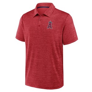 MLB Los Angeles Angels Men's Heather Polo T-Shirt - 1 of 3