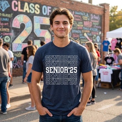 Мужские футболки Crazy Dog T-Shirts, Inc. Mens Funny T Shirts Senior 25 Sarcastic Graduation Graphic Novelty Tee for Men - Crazy Dog Men's T Shirt With Sarcastic Sayings Navy L — фото 3