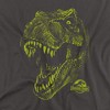Jurassic Park Rex Mount Adult T-Shirt - 2 of 4