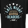 Women's - Instant Message - Late Night Readers Club Short Sleeve Graphic T-Shirt - 2 of 4