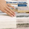 Washable Modern Geometric Rug Non Slip Low Pile Rug Contemporary Floor Cover Foldable Indoor Carpet for Living Room Bedroom Playroom Office - 4 of 4