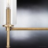 Urban Ambiance Luxury Contemporary Bath Light 11.5''H x 31.625''W,  Olde Brass Finish,  Parkes Collection, UHP4227 - 2 of 4